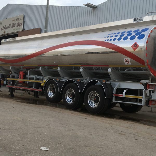Aluminum fuel tanker truck trailer – tank diesel
