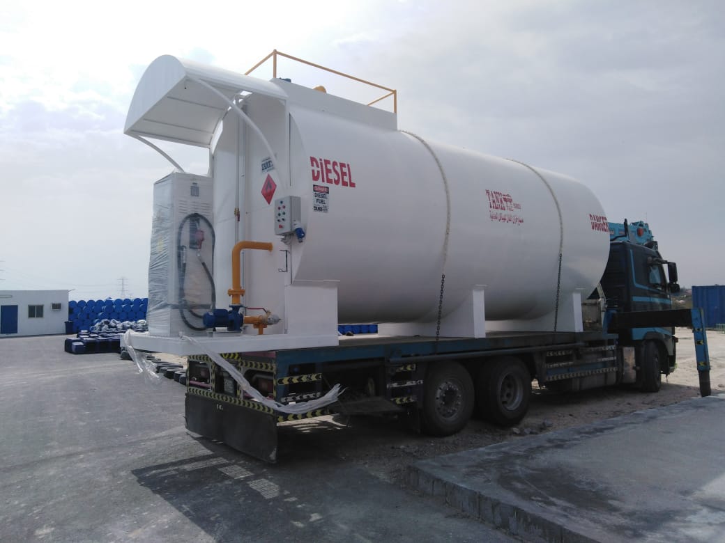 Marine fuel stations tank diesel